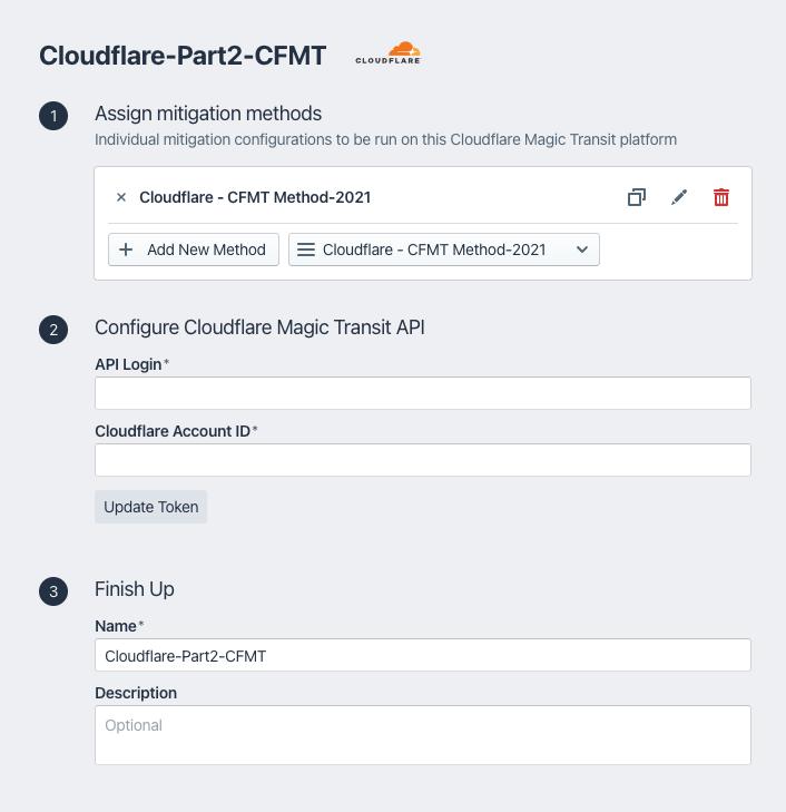 Kentik mitigation setup